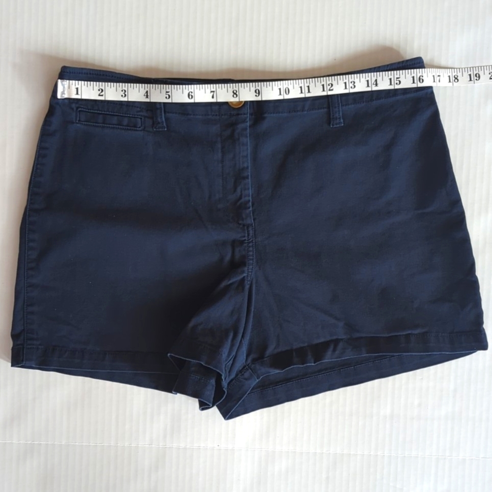 Loft Outlet 4" Shorts 10 Navy Blue - Picture 8 of 11